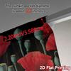 2D FLAT PRINTING 2pcs Curtains (Without Rod) Floral Elegance in Red (2) Holiday Women is Day Printed Curtains Prints Light