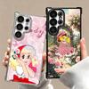 Anime Candy Candy Plating Phone Case For Samsung Galaxy S24 S25 FE S26 Edge S23 Ultra S22 S21 Plus S20 Anti-Fall Airabag Cover