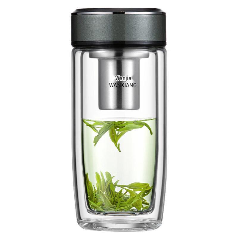 WANXIANG V270 Double-Layer Glass Water Bottle