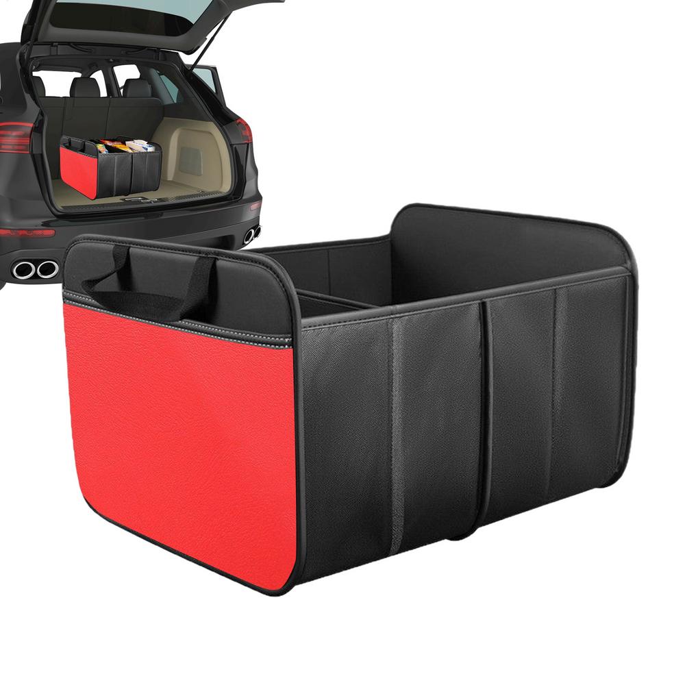 Trunk Organizer For SUV Foldable Waterproof Large Capacity Large Cargo Car Storage Organizer For Truck RV Sedan Automotive Home