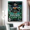 1pc Games Hades Poster Sticker Print Waterproof Wall Art For Living Room Bedroom Home Decor