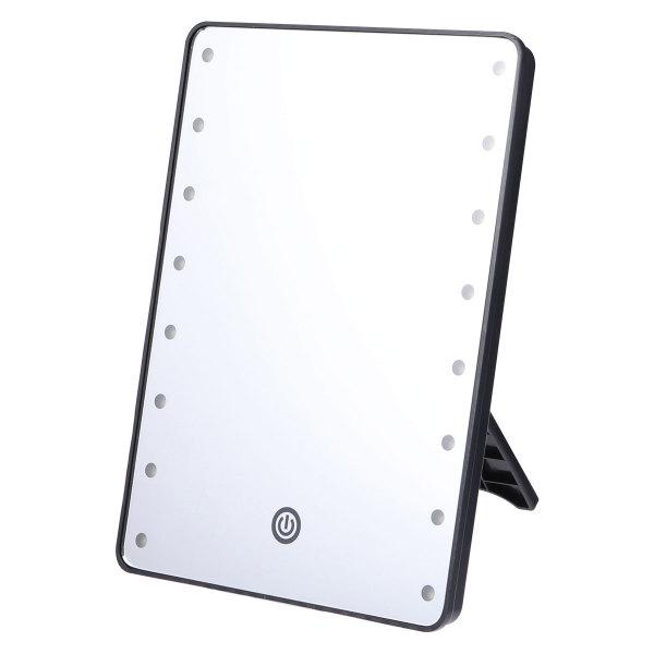 Buy 16 LEDs Battery Operated Vanity Mirror with Touch Dimmer Switch for ...