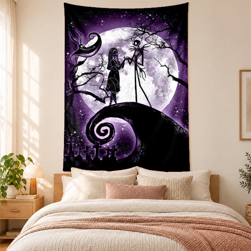 Jack with sally Tapestry highquality for decorating living room bedroom dorm walls ideal as bedroom wallart orholiday gift