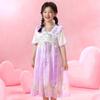 Girls' Hanfu Style Embroidered Summer Dress