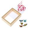 Mini Art Wedding Decor Fashion Photo Frame Wooden Picture Holder Plant specimen