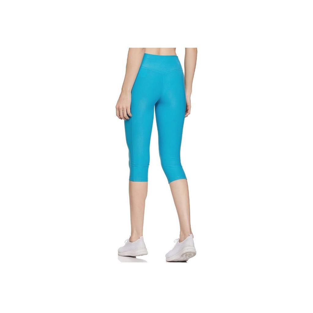 Nike Solid Color Quick-Dry Three-Quarter Sports Leggings Women Leggings Blue 548502-407