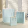 6pcs Macaron Paper Gift Bags Candy Gift Packaging Bags Kids Birthday Party Treat Bags Decoration Baby Shower Wedding Supplies