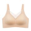 Non-marking Soft Support Lifting Large Breasts Show Small Gathered Thin Section of Large Size Underwear Fixed Cup Uptake Vice Adjustable Bra