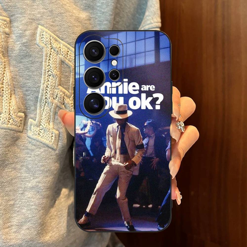 Pop Singer Michael Jackson Phone Case For Samsung S 24 Fe 25 Ultra Plus 20 Lite 21 30 22 23 24 22 Ultra 5G Fundas