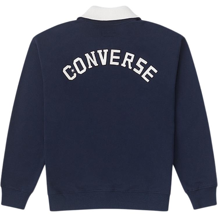 New Converse Sweatshirt Unisex Blue 10026553-A05