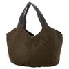 Isaac Recycled Nylon Fluffy Tote Chocolate Bag, Medium, Y01-03-02, Women's,