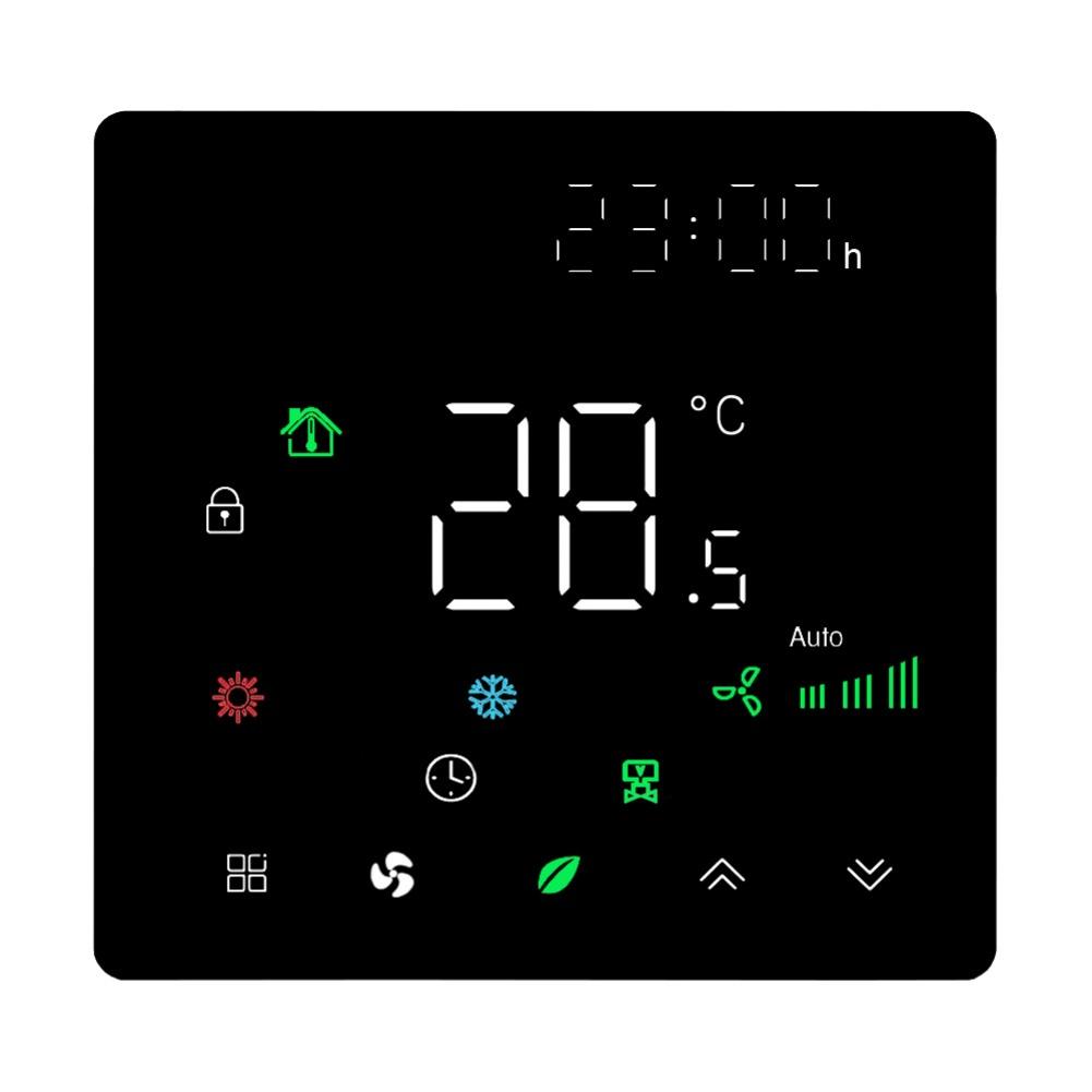 Precision Digital Thermostat for Central AC Systems Temperature Range 5~35C Accuracy 0. LED Display 230V Rated