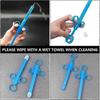 4Pcs Lube Applicator Launcher with Smooth Rounded Tip Personal Lubricanti