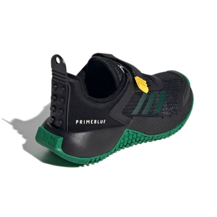 Adidas LEGO X Sport J Black Green Kids Sneakers Core-Black Equipment-Yellow FZ5441