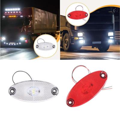 LED Side Marker Light Indicator Lamp Replace Parts Professional Easy Tallation Attachment Position Lamp for Rvs Truck