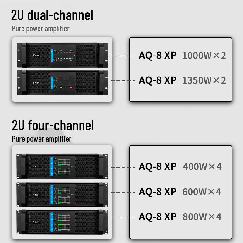 Weishu AQ-8 Professional HIFI Power Amplifier (CN version)