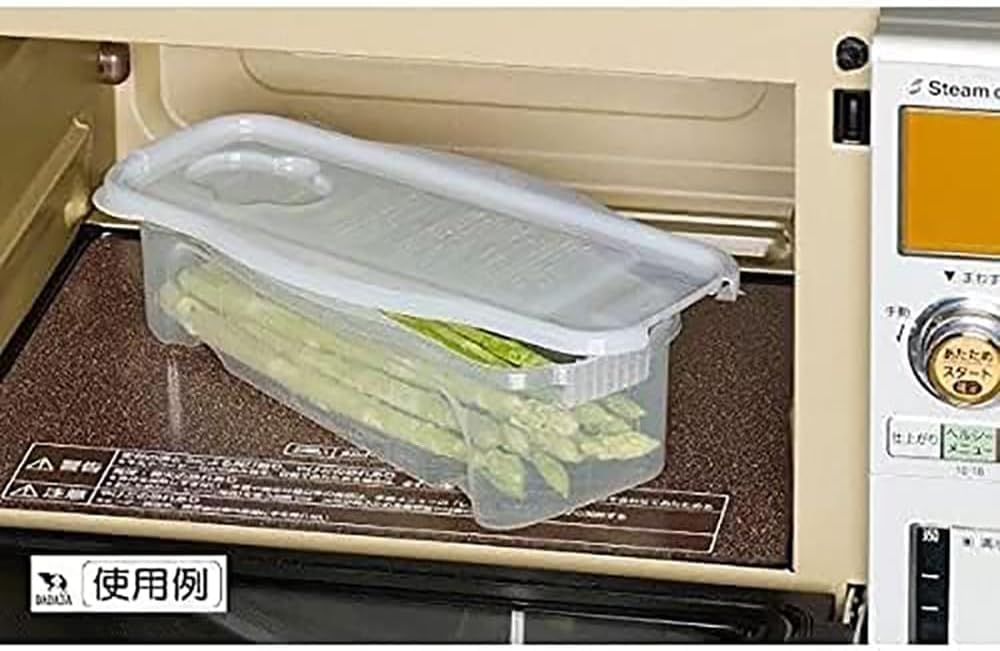 NEIGHBOR CLOWN Microwave de Pasta Pasta in the Microwave Made in Includes RC Sticker [Boil Microwave] Cooker, Time-Saving Cooker, 1.3L, Japan,