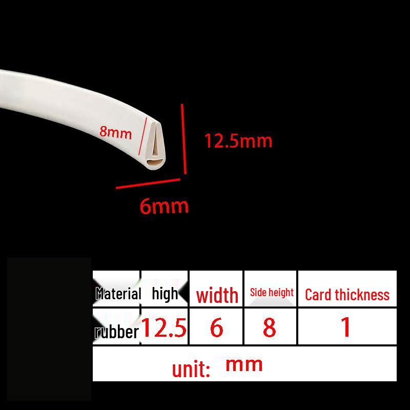 U-Shaped Rubber Anti-Collision & Edge Sealing Strip