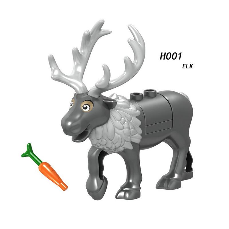 Animals Magic Fantastic Beasts Expecto Patronum Stag Model Building Blocks Enlighten Action Figure Bricks Toys For Children