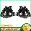 Volvo S90 LED Front Bumper Fog Lights with Lens (Models 32365034, 32365035)