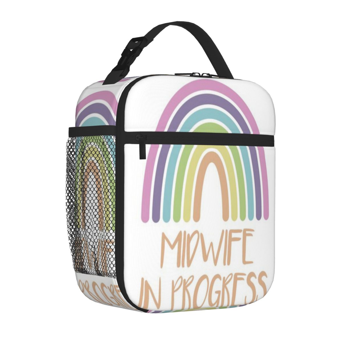 Bestselling Midwife In Progress Future Midwife Matte Finish Adjustable Strap Lunch Bag Safari Lunch Lunch Box Bag One Size