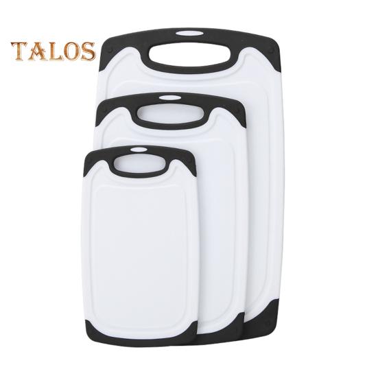 3 Pcs Chopping Board Non-slip Reversible BPA Free Easy To Clean Multipurpose Cutting Boards Home Supplies