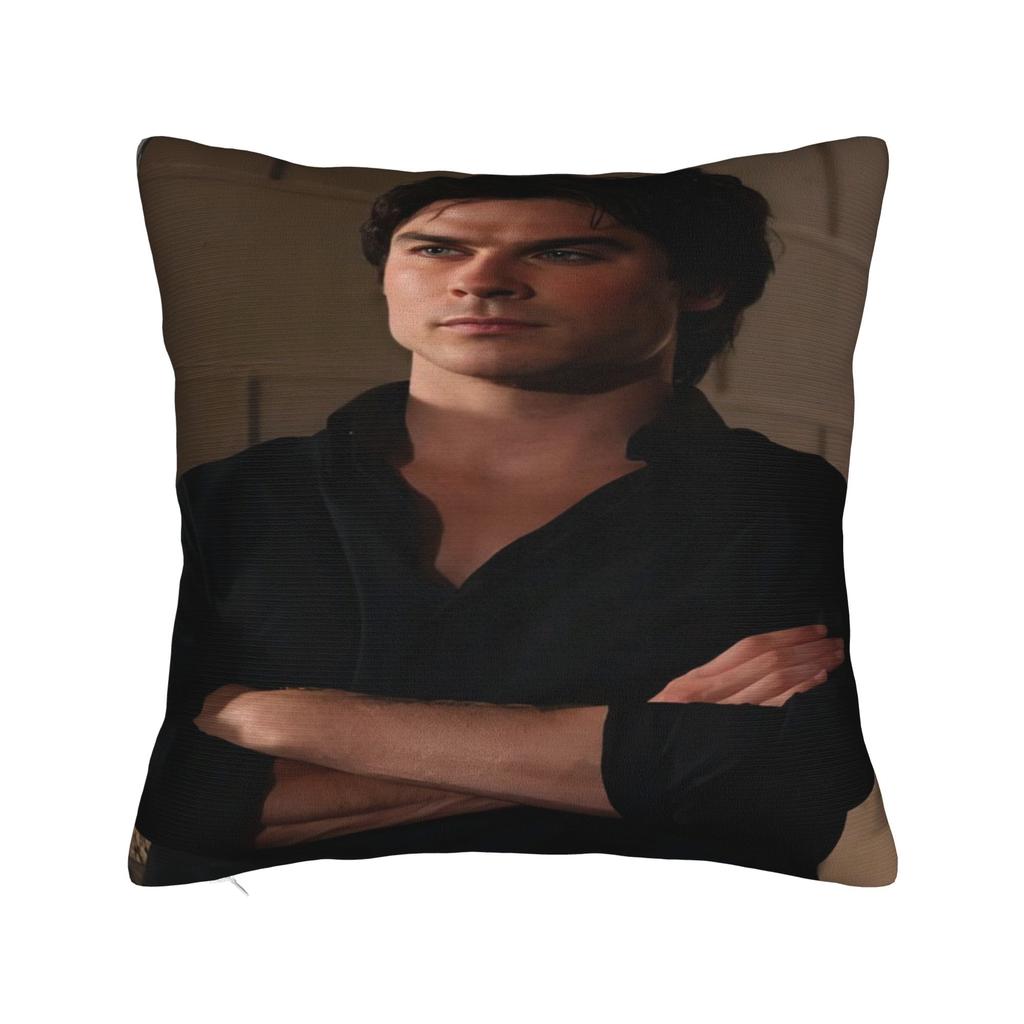 Damon Salvatore Druck Kissenbezug Kissenhülle Kissenbezüge Warme Heimdekoration Mit Reißverschluss Mehrere Größen