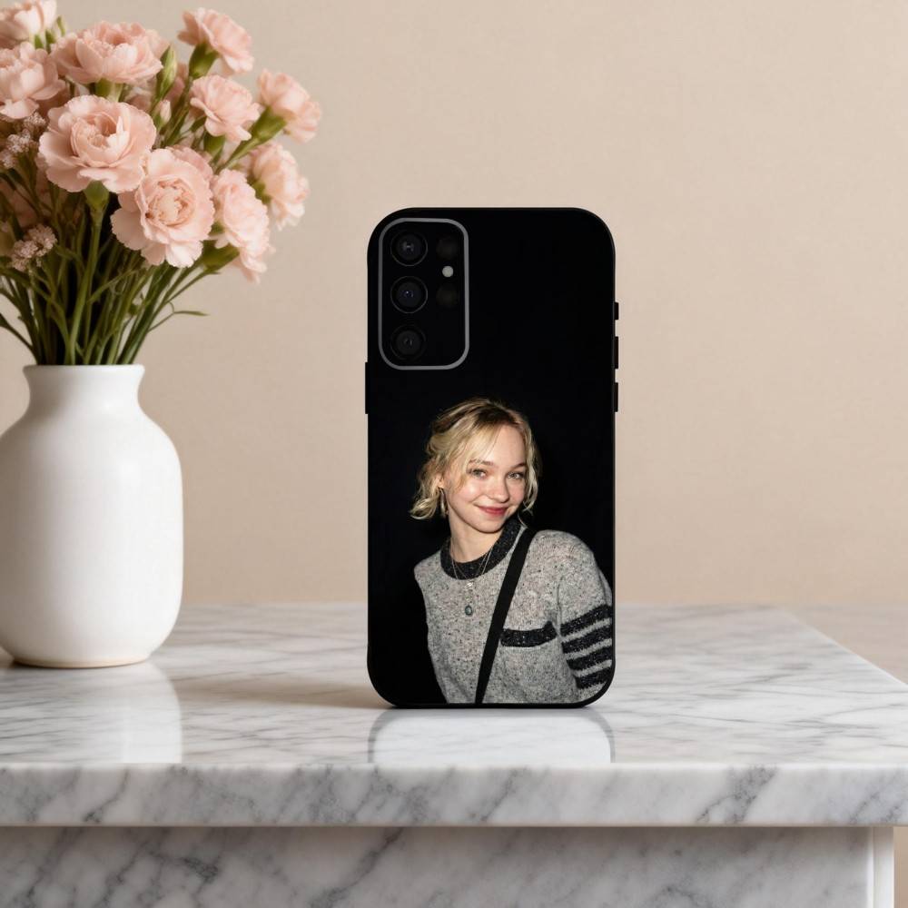 vibrant E-Emma M-Myers Actress Phone Case For Samsung S25,24,23,22,30,21,10,9,Ultra,Plus,Lite,FE,4,5 G Soft Black Case