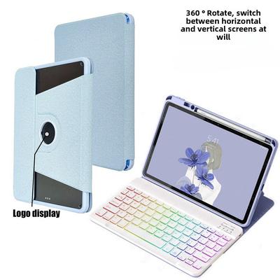 Bluetooth Keyboard Case Rotating Acrylic Cover for Huawei MatePad11 5 S for Samsung A9 Plus Xiaomi 5 Tablet