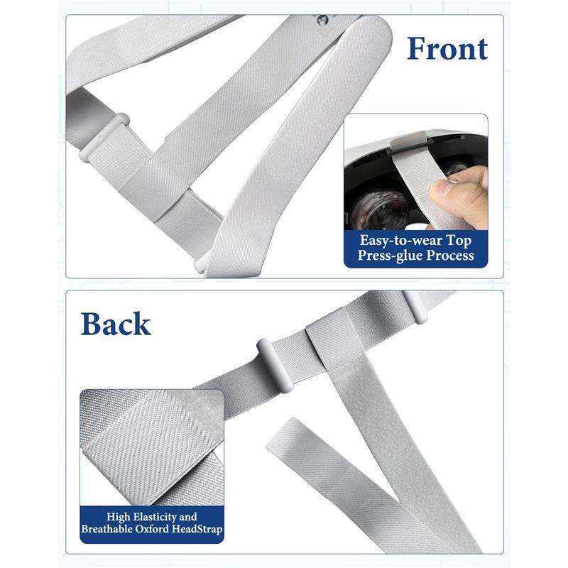 Kopfband für Oculus Quest 2 Headset, Ersatz-Kopfband Kompatibel mit Meta Quest 2 Kopfband & Oculus Quest 2