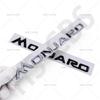 1Pcs 3D ABS MONJARO Letter Logo Auto Tailgate Emblem Monjaro Car Rear Trunk Badge Side Fender Decal Car Styling Auto Accessories