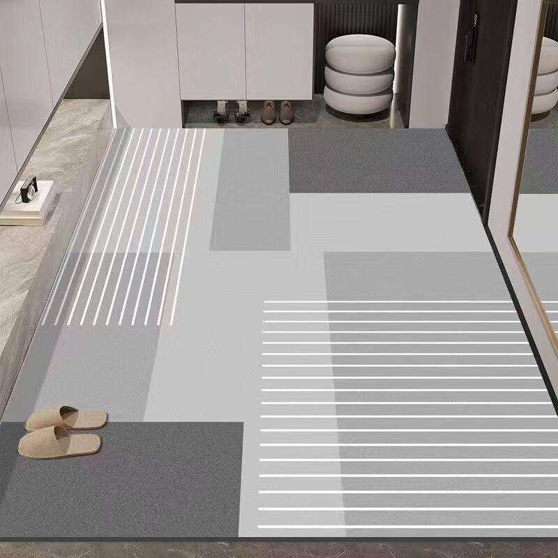 Non-Slip Decorative Entrance Mat: Foldable, Easy-Clean, Wear-Resistant Carpet