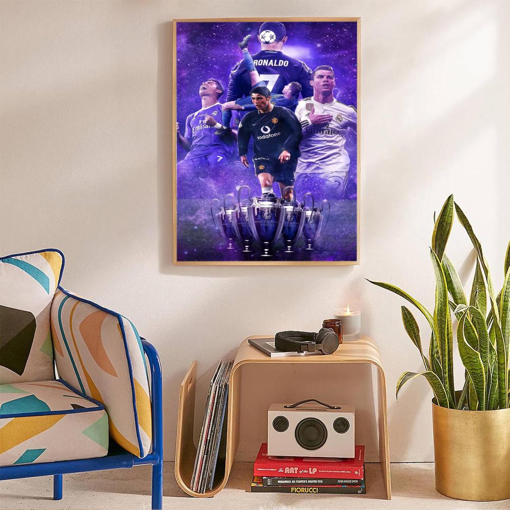 Cristiano Ronaldo Diamond Painting Round Diamond Mosaic Rhinestones Diamond Embroidery Craft Kit Wall Decor Without Frame