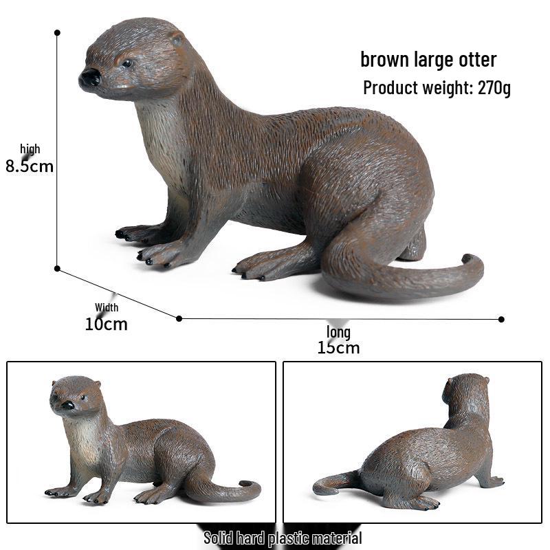 Animal Simulation Toys: Capybara, Beaver, Pangolin, Armadillo, Badger, Anteater, Otter, Aardvark, Skunk, Tapir