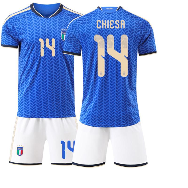 26 Jersey No. 14 18 World Cup Football Jersey Italy Home Football Jersey 16