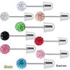 Popular 6-Pair Bullet Ball Stud Earring Set for Women - Piercing Jewelry In Stock