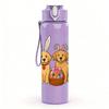 1PC Group Easter Dog Bunnies 750ml Color Plastic Sports Water Bottle Leakproof Flip Straw Lid Suitable for Sports Office Home Use