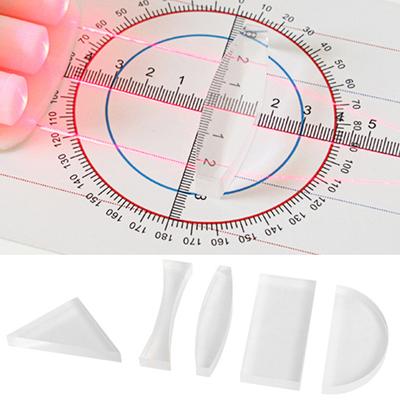 5ks/sada Odrazová optika Hranol Půlkruh Fyzikální trojúhelník Experiment Reflexe Cylindrická konkávní čočka pro děti