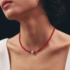 Lowool Red Sparkle Necklace