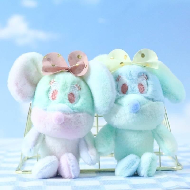 Adorable Cute Mouse Plush Toy Doll With Keychain Soft Short Plush Stuffed Animal