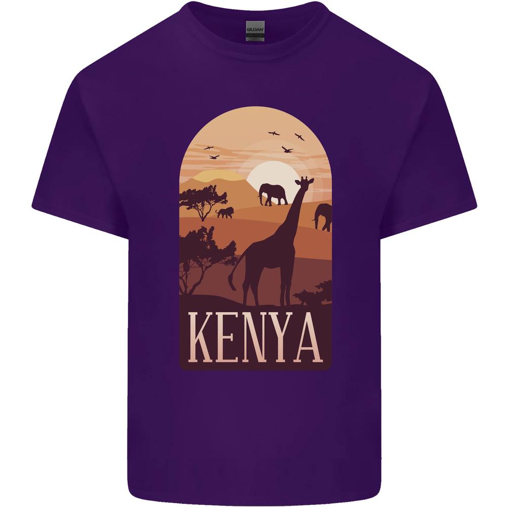 Kenya Safari Souvenir Unisexs Cotton TShirt Tee Top