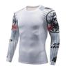Herren Quick-Dry Langarm Sportstrumpfhose & Trainingsshirt
