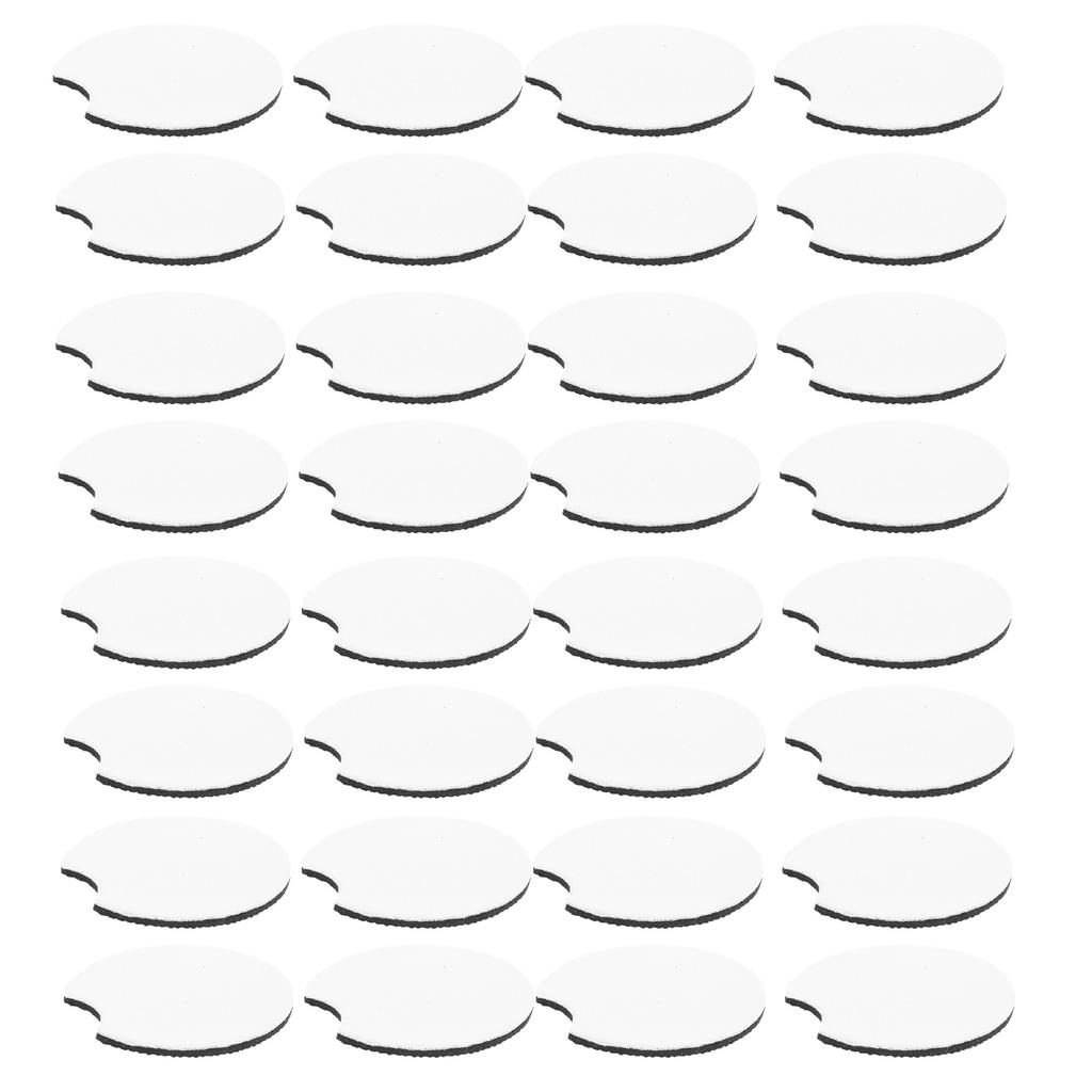 50pcs Car Coasters Blank Diy Sublimation Coasters Heat-Resistant Wear-Resistant Non-Slip Cup Mats For Car Portable Holder
