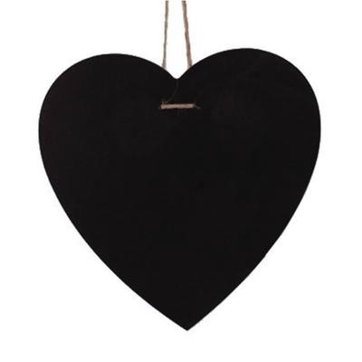 Hanging Slate - GRAINES CREATIVES - Heart - 23 X 23 Cm - Customizable - Decorative