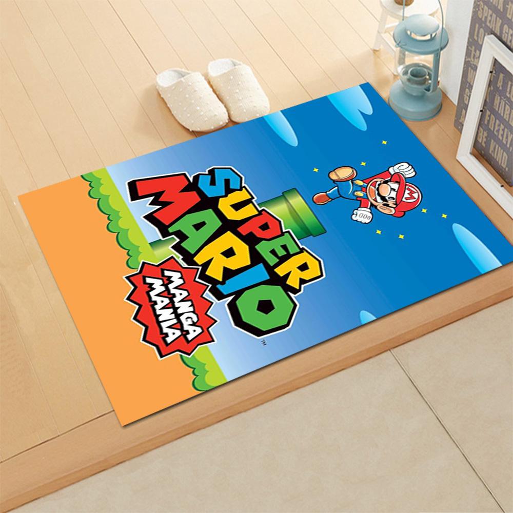 Super Mario Adventure for Living Room Rug, Bedroom, Study Room, Hallway Decoration, Perfect for Home Decoration or Holiday Gifts