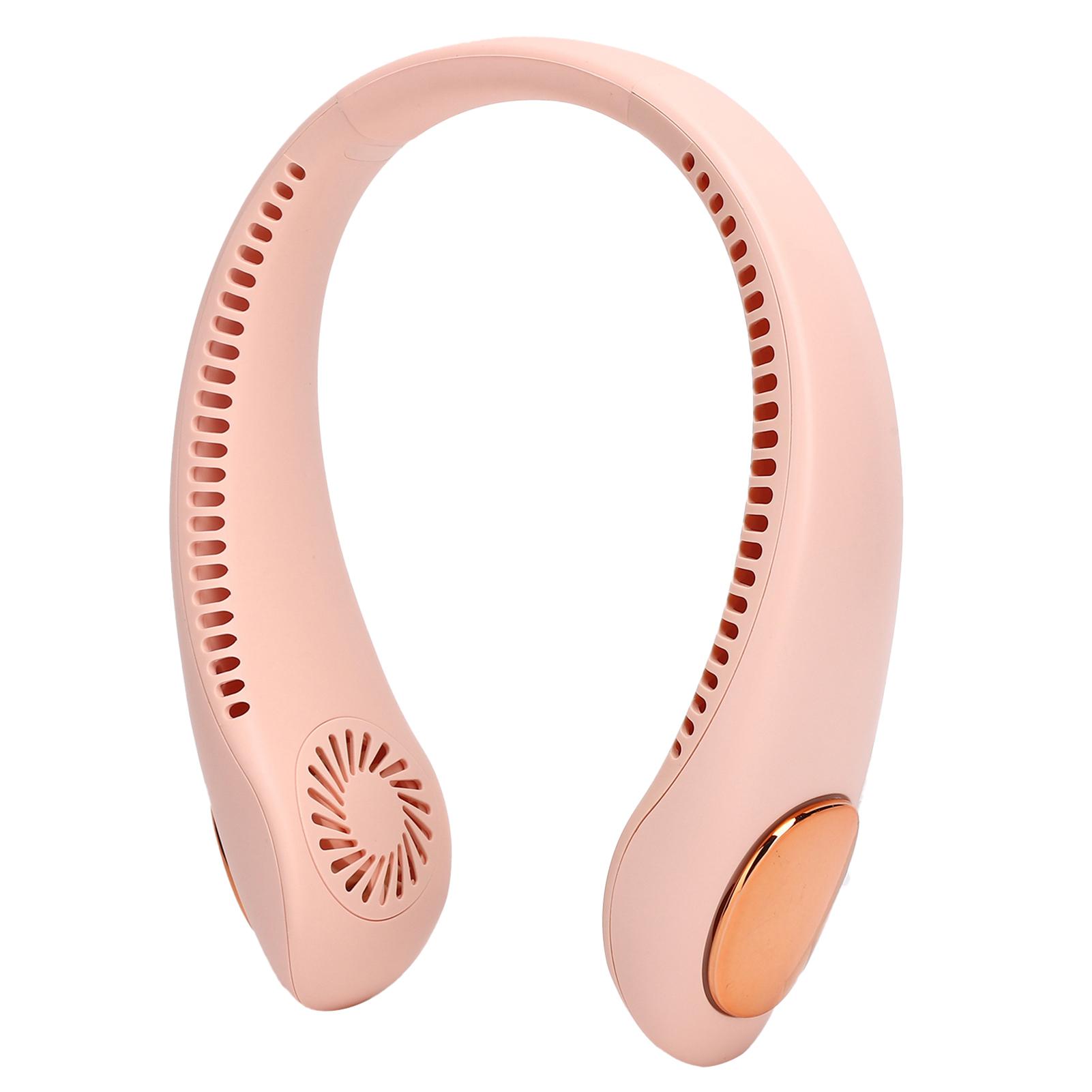 

Портативный шейный вентилятор Hands Free Bladeless Регулируемый 360 градусов Охлаждение для наружного и внутреннего использования