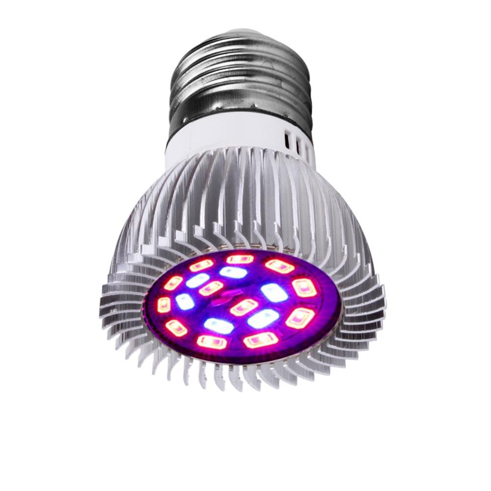 Full Spectrum Cfl LED Grow Light Lampada E27 E14 MR16 GU10 IR UV Indoor Plant Lamp Flowering Hydroponics System Garden AC85-265V