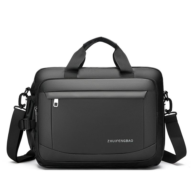 

TS JYL laptop bag,New Large Handbag Shoulder Waterproof Laptop Multi Business Commuter 38*8*29cm чёрный