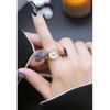 Unique Imitation Watch Design with Gold Open Ring, Gothic Girls' Fashion Jewelry For Women Party Luxury Accessories