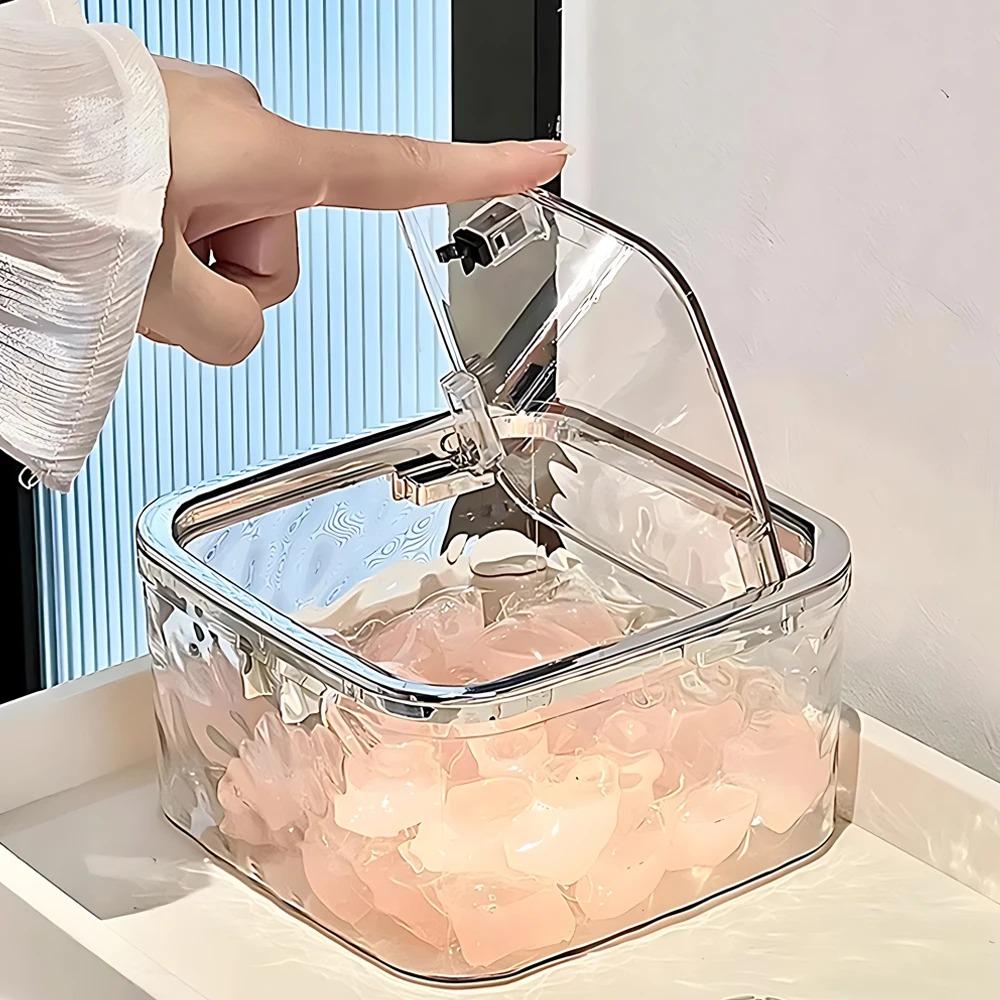 Wäschekapselbehälter, transparente Aufbewahrungsbox für Waschkapseln, Trocknertücherbehälter, Wäschekammer-Aufbewahrungsorganizer